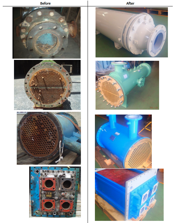 FARAD samples of work Heat Exchangers