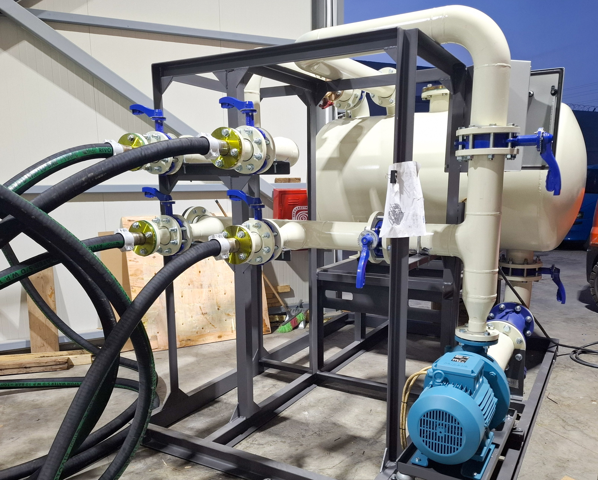 Passivation unit for heat exchangers at FARAD S.A.